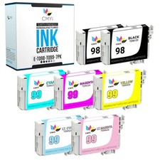 CMYi 7PK Replacement Epson 98 & 99 Combo Pack Ink for Artisan 725 730 800 810 picture