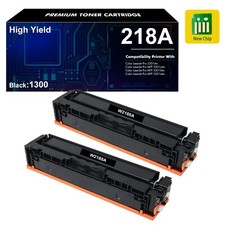 2PK 218A Toner Cartridge With Chip for HP 218A Pro 3201dw, MFP 3301cdw 3301fdw picture
