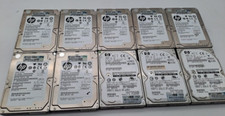Lot of 10 HP EH0300FBQDD and DG0300FARVV 300GB 15K RPM SAS 2.5