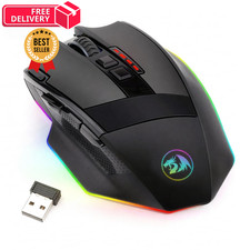 Redragon M801 Wireless Gaming Mouse, RGB Mouse with MMO 9 Black picture