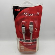RCA 6 Pin To 4 Pin 10 Ft (3 Meter) IEEE 1394 Firewire Cable, New, Sealed picture