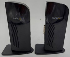Lot of 2 Startech USB 3.0 DVI Laptop Docking Station USB3SDOCKD UNTESTED picture