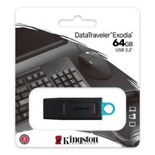 New 64GB Kingston DataTraveler Exodia 3.2 USB Flash Drive Genuine USA Seller picture