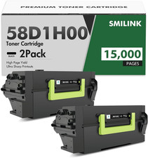 Black Toner Cartridge for Lexmark 58D1H00 / 58D1000 (MS & MX) Series Printers picture