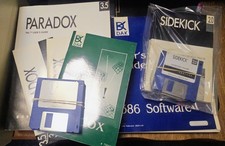 Vintage Borland Paradox 3.5 and sidekick 2.0 9 3.5