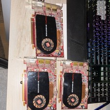 (3) ATI FirePro 3D Graphics 512mb GDDR3 PCIe x16 Graphics Card DVI/DP OpenGL picture