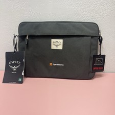 Osprey Arcane 13” Laptop Sleeve NWT Gray  Embroidered Travel Work Business picture