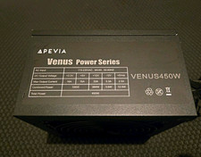 Apevia Venus Power Series VENUS450W 450W ATX Power Supply SATA 115/230V picture