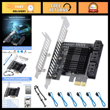 6-Port SATA III 6Gbps PCI-E X1 Expansion Card, SSD/HDD Compatible, Win/Mac/Linux picture
