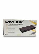 WAVLINK USB-C USB 3.0 Universal Docking Station Dual Monitor 60Hz Win Mac picture