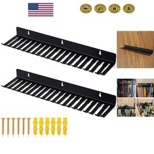 Heavy-Duty Wall-Mount Cable Hanger - 19 Slots for Versatile Organization picture