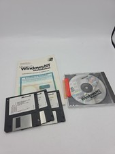 MICROSOFT WINDOWS NT WORKSTATION SOFTWARE FLOPPY CD RETRO PC VINTAGE WIN DOS picture
