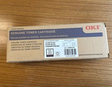OKI GENUINE BLACK TONER CARTRIDGE 43865720 C6100 C6150 C5550MFP picture
