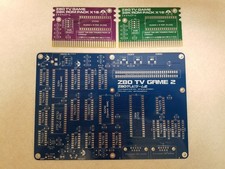 Z80 TV Game 2 by Alex J Lowry, w/ 2 Cartridges, DIY Project, PCB Only, US Seller picture