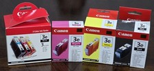 X6 GENUINE CANON BCI-3e COLOR MULTI PACK INK TANK CYAN, MAGENTA, YELLOW & BLACK picture