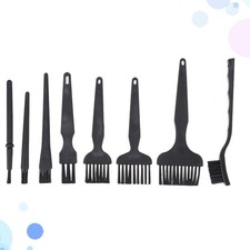8Pcs Reusable Keyboard Dustpan Cleaning Brushes Anti Static Black for Keyboards picture