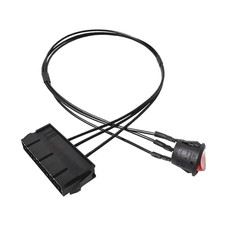54cm 24-Pin ATX PSU Power Supply Tester Jumper Cable, Copper Tin Wire, Switch picture