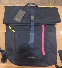 TIMBUK2 Tuck Backpack Eco Nautical Pop OS Navy Blue Nylon Laptop Travel Bag picture