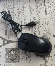 Targus Optical Wired Mouse Black Model AMU660 - Tested - Works picture