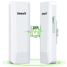 Ueevii 2 Pack Wireless Bridge 3KM Long Point to Point 5.8G Outdoor Wifi Extended picture