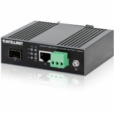 Intellinet Industrial Gigabit Media Converter and PoE++ Injector picture