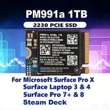 NEW SAMSUNG PM991A M.2 2230 SSD 1TB NVMe PCIe For Microsoft Surface Pro X Pro 7+ picture
