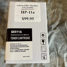 New Black Q6511A 11A Toner Cartridge For HP LaserJet 2400 2410 2420 2430 picture