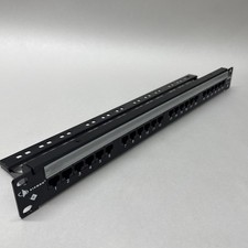Siemon HD6‑24 High‑Density Cat6 24‑Port Flat Panel • 110 Punchdown T568A/B picture