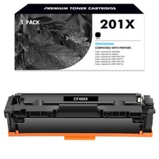 1PK BLACK Toner For HP 201X CF400X CF400A LaserJet Pro MFP M277dw M277 M252dw picture