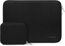 Black Neoprene Laptop Sleeve Bag for 15-16 inch MacBook Pro, HP, Dell, ASUS picture
