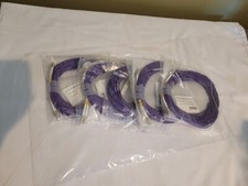 PACK OF 5 - PURPLE OM4 LC/UPC-LC/UPC MM OM4 OFNR DX 2MM 10M picture